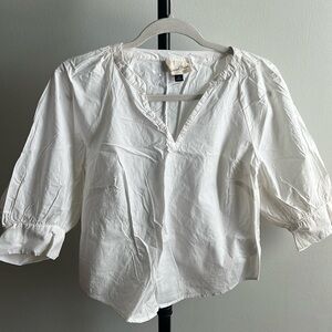 Universal Thread White Cotton Blouse